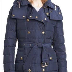 Burberry Brit Navy Marshlake Down Coat